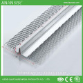 V geformte flexible silberne Aluminium Trockenbau Fliesen Ecke Perle